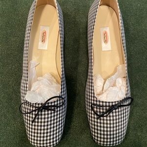 Gingham Talbots Flats NWOT